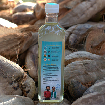 Cold pressed coconut oil - 1L (Marachekku/Wood pressed)